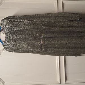 xhilaration size L. Gold and silver cocktail dress